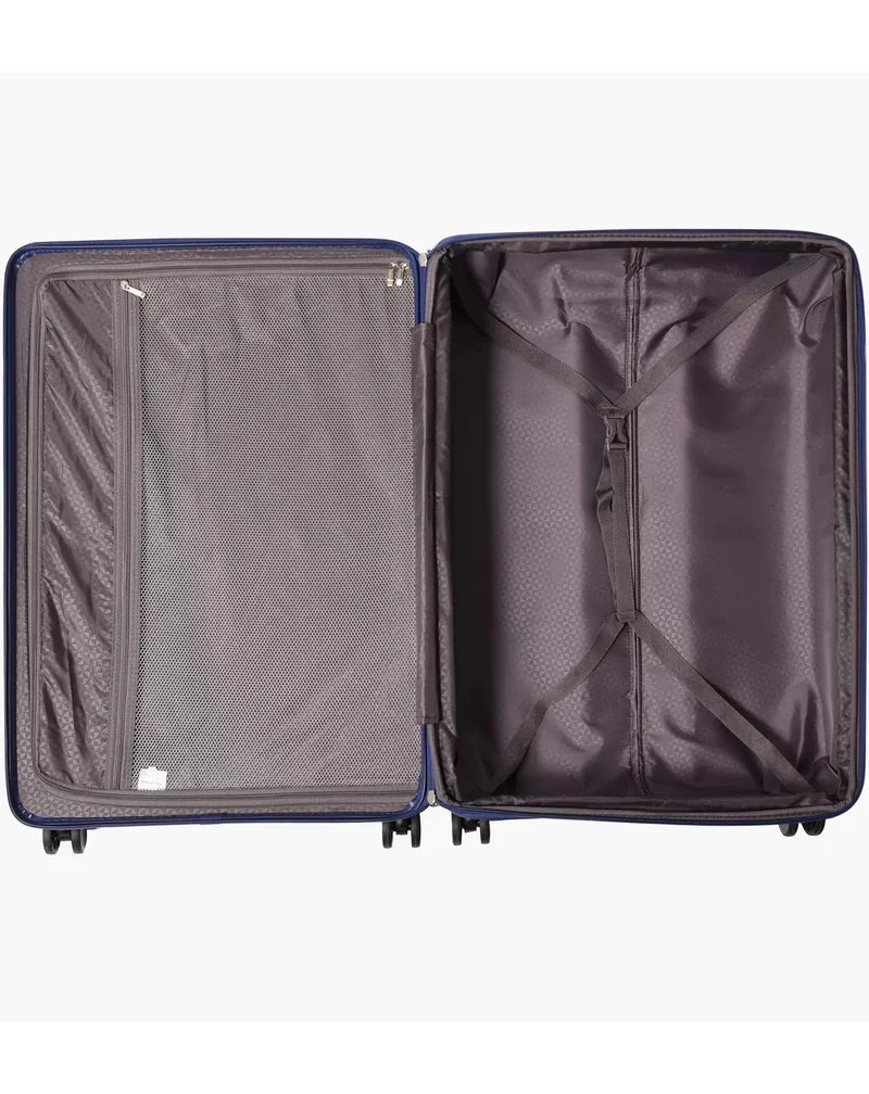Echolac  Extravagant 82 Cm Hardcase 4-Double Wheeled Expandable Check-In Luggage Trolley - Blue  | Best Price UAE